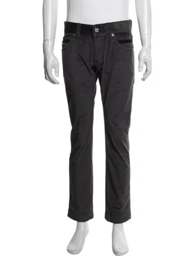 Pre-owned Billionaire Patterned Chinos In Grey