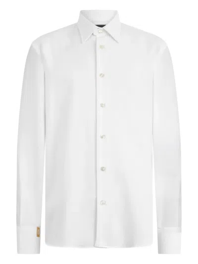Billionaire Piquet Shirt In White