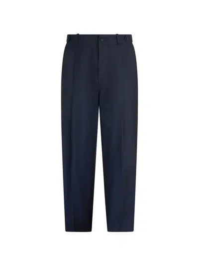 Billionaire Pleated Trousers In Blue