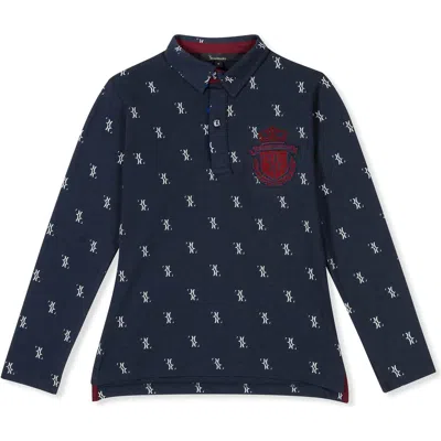 Billionaire Kids'  Polo Shirt Ls "lord Daniel" Boy In Middleblue