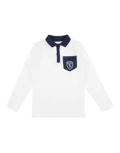 Billionaire Kids'  Polo Shirt Ls Crest Boy In White