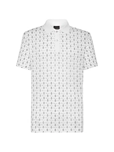 Billionaire Polo Shirt Ss Crest In Multi