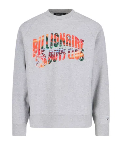 Billionaire Print Sweater In White