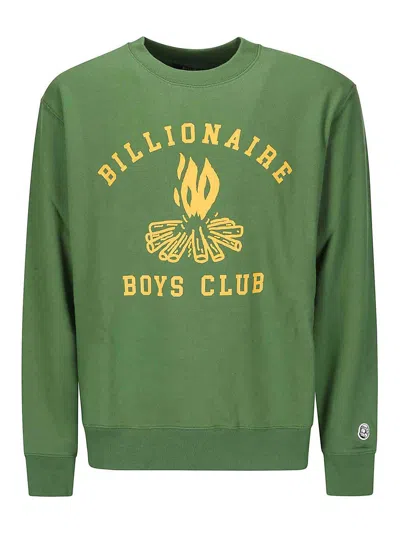 Billionaire Printed Sweatshirt In Green