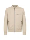 Billionaire Python-leather Jacket In Neutral