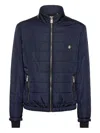 Billionaire Quilted Leather-trimmed Padded Jacket In Multi