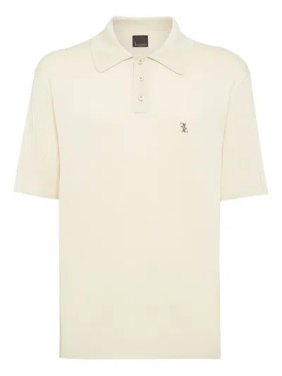 Billionaire Ribbed Short-sleeve Polo Shirt
