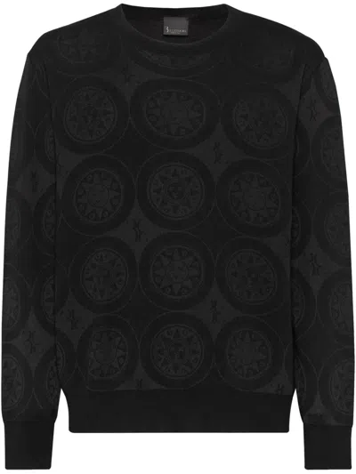 Billionaire Round Neck Sweater In Black