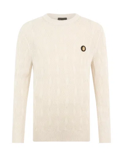 Billionaire Round-neck Sweater In Neutral