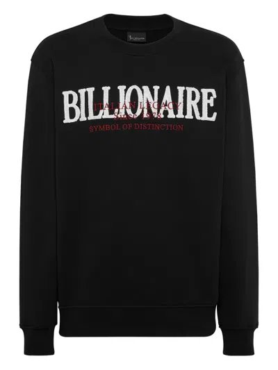 Billionaire Round-neck Sweatshirt In Black