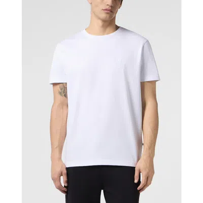 Billionaire Round Neck T-shirt Baroque Men In White