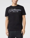 Billionaire Round Neck T-shirt Signature Men In Black