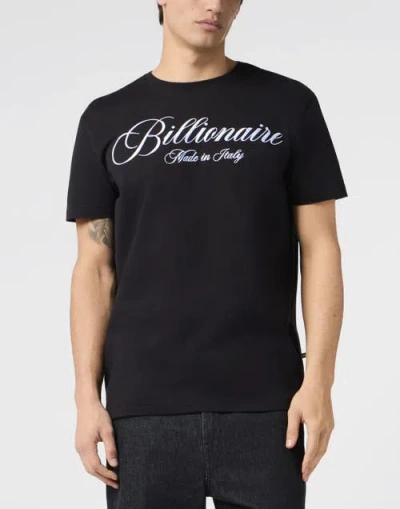 BILLIONAIRE BILLIONAIRE ROUND NECK T-SHIRT SIGNATURE MEN