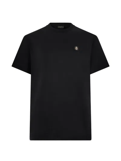 Billionaire Round-neck Logo-patch T-shirt In Multi