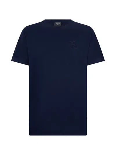 Billionaire Round-neck T-shirt In Blue