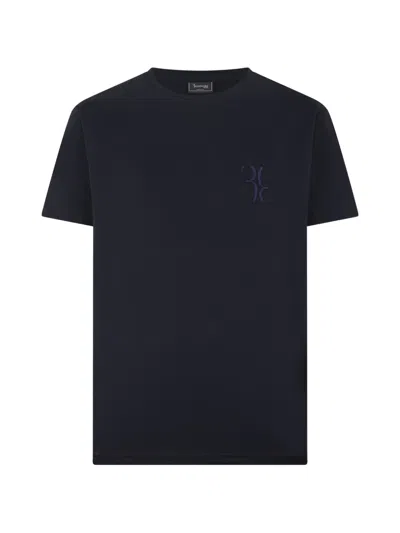 Billionaire Round-neck T-shirt In Blue