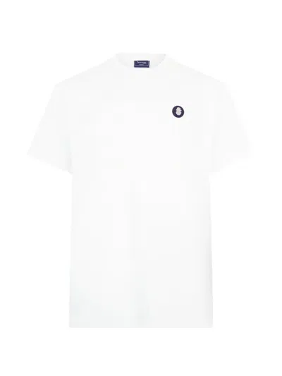 Billionaire Round-neck T-shirt In White