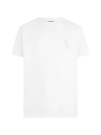 Billionaire Round-neck T-shirt In White