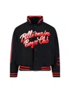 Billionaire Script Bomber Jacket In Black