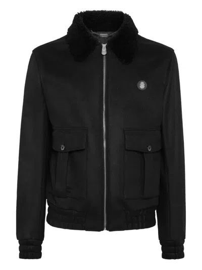 Billionaire Bomberjacke Aus Shearling In Black