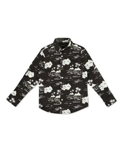 Billionaire Kids'  Shirt Ls Palms Boy In Black