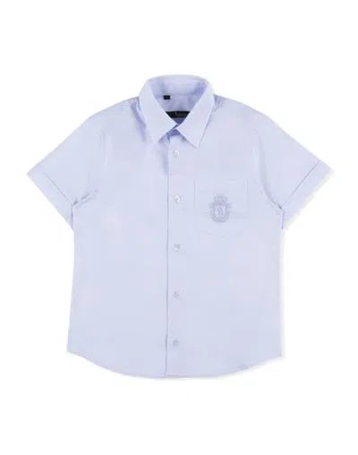 Billionaire Kids'  Shirt Ss Crest Boy In Lightblue
