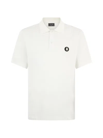 Billionaire Short-sleeve Polo Shirt In Neutral