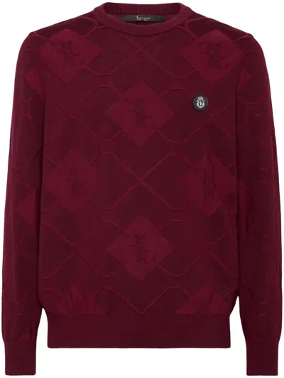 Billionaire Silk-merino Wool Blend Jumper In Red