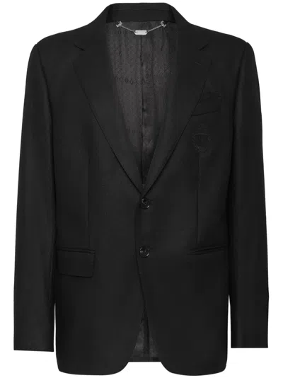Billionaire Single-breasted Blazer In Black