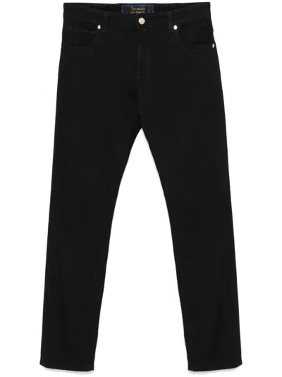 Billionaire Slim-cut Jeans In Black