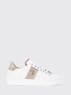 Billionaire Crocodile-effect Leather Sneakers In White