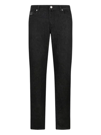 Billionaire Straight-cut Jeans In Black