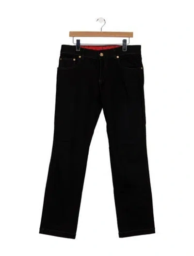 Pre-owned Billionaire Straight-leg Jeans In Black