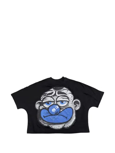 Billionaire Studios Bloo Frown T-shirt In Black