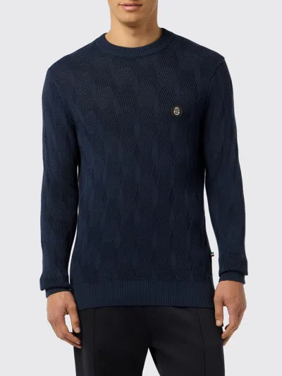 BILLIONAIRE BILLIONAIRE SWEATER MEN COLOR NAVY,I43936045