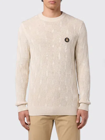 Billionaire Silk And Cotton Crewneck Sweater In Neutral