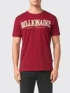 Billionaire Cotton T-shirt With Logo In Red