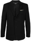 Billionaire Tailored-fit Blazer In Black