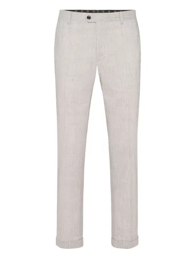 Billionaire Tailored Trousers In White