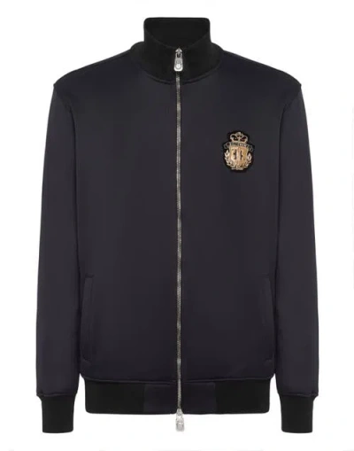 Billionaire Tracksuit Jacket Ls Crest Men In Black