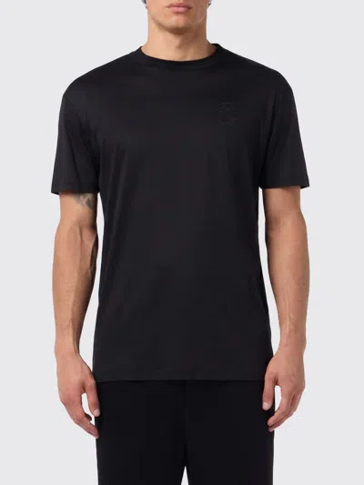 Billionaire Basic Cotton T-shirt In Black