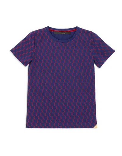 Billionaire Kids'  T-shirt Round Neck Ss "georg" Boy In Navy
