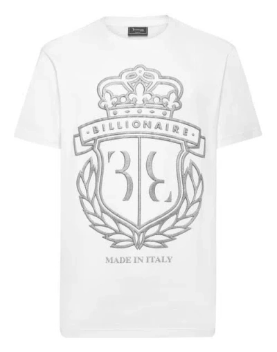 Billionaire T-shirt Round Neck Ss Crest Men In Multi
