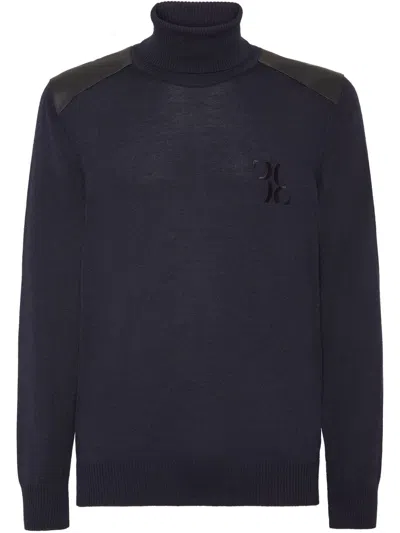 Billionaire Pullover Mit Rollkragen In Blue