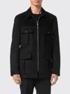 Billionaire Wool Blend Sahariana Jacket In Black