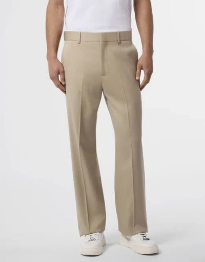 Billionaire Wool Loose Fit Trousers Men In Transparent