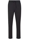 Billionaire Wool Track Pants In Grey