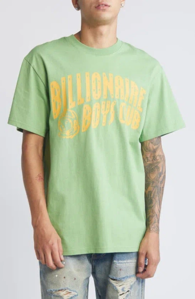 Billionaire Boys Club Arch Logo Cotton Graphic T-shirt In Green Tea