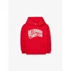 Billionaire Boys Club Kids' Arch Logo Regular-fit Cotton Hoody 4-16 Years Red