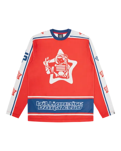 Billionaire Boys Club Kids' Astro Star Hockey Top In Red